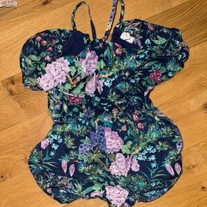 Floral Kids Bottoms Janie and jack romper 3t